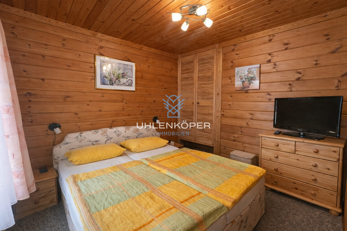 Komfortables Schlafzimmer im Erdgeschoss