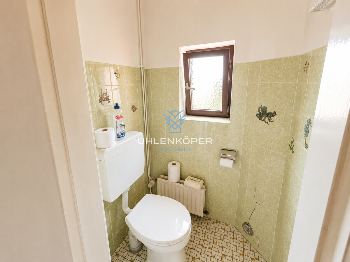 Separates WC im Erdgeschoss