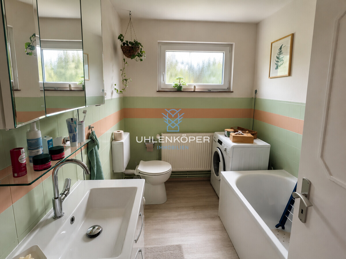 Badezimmer im Nebengebäude