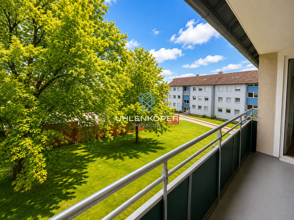 Ausblick vom Balkon