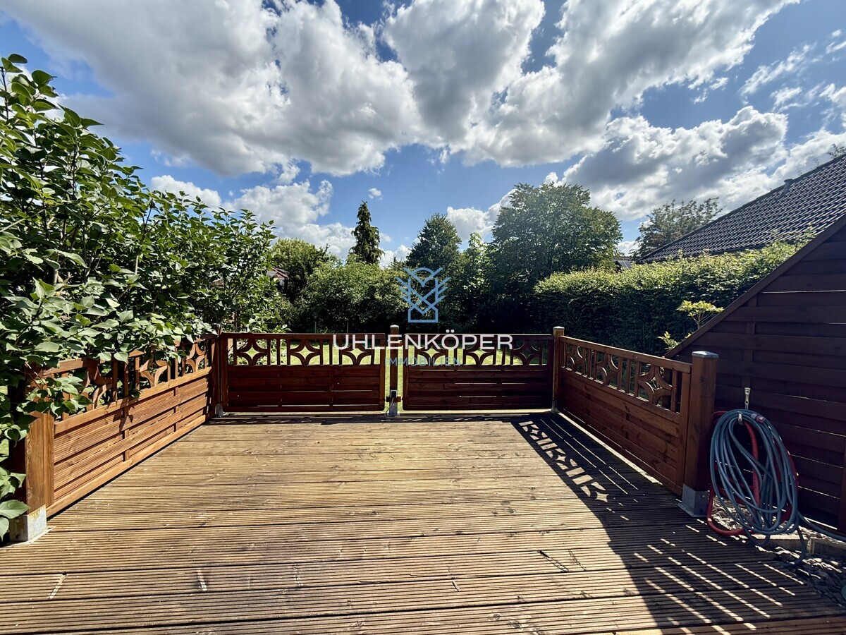 Blick große Terrasse