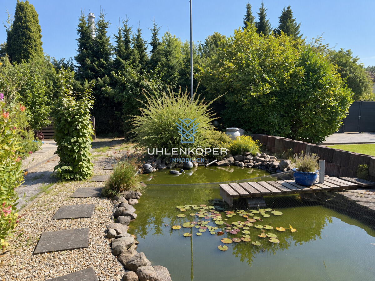Teich im Garten