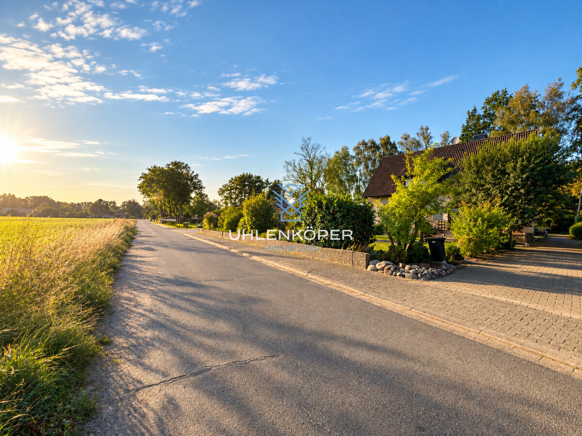 Straßenansicht – ruhiges Wohnumfeld