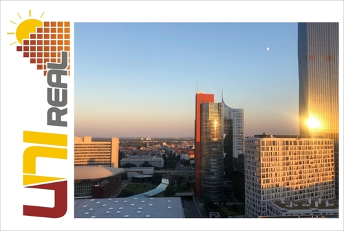 Sonnenuntergang über Wien