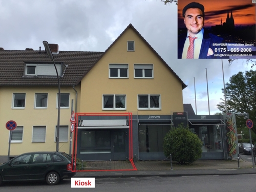 Ansicht Kiosk - Rot markiert