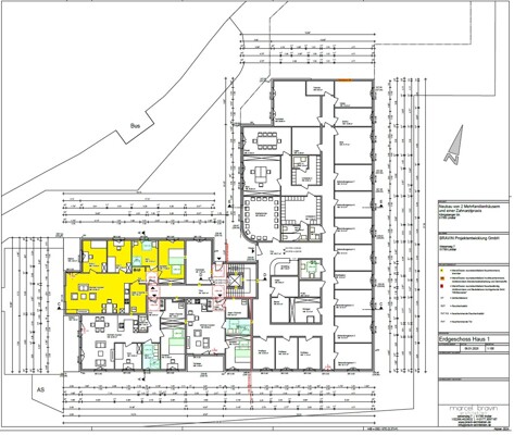 Lage der Wohnung im Erdgeschoss