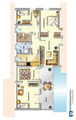Dachgeschoss Wohnung Nr. 2