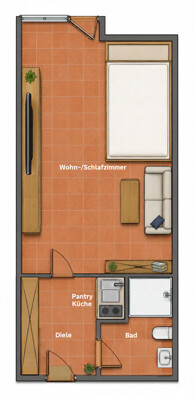 Grundriss (schematische Skizze)