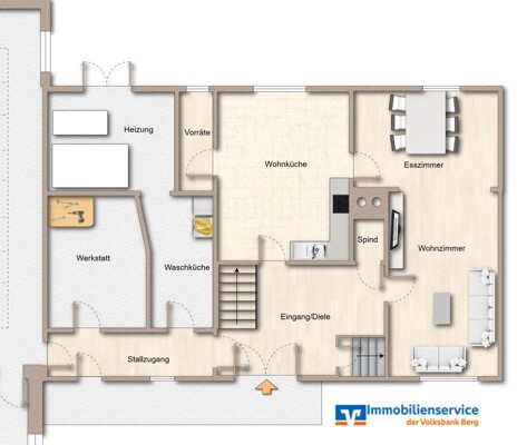 Grundriss Erdgeschoss Wohnhaus