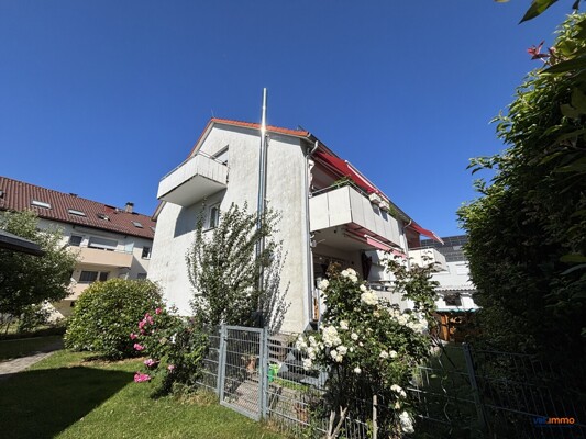 Hausansicht vom Garten