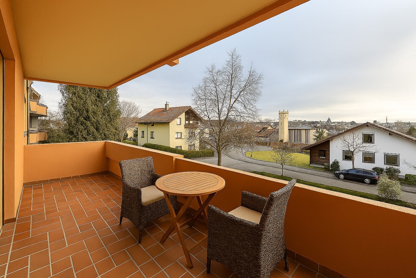 Balkon - Wohnbeispiel (KI-generierte Darstellung)  