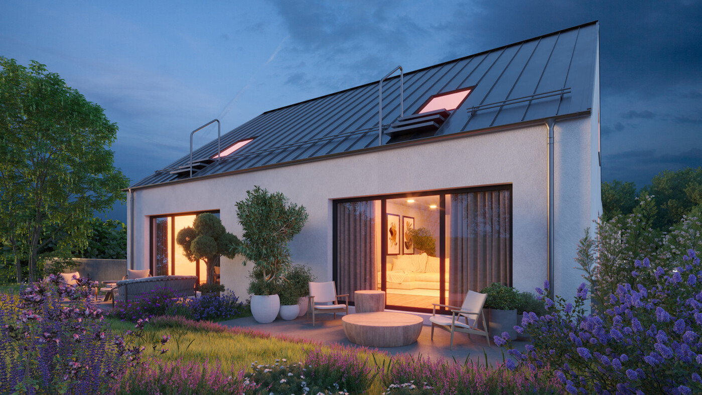 Doppelhaus Außenansicht