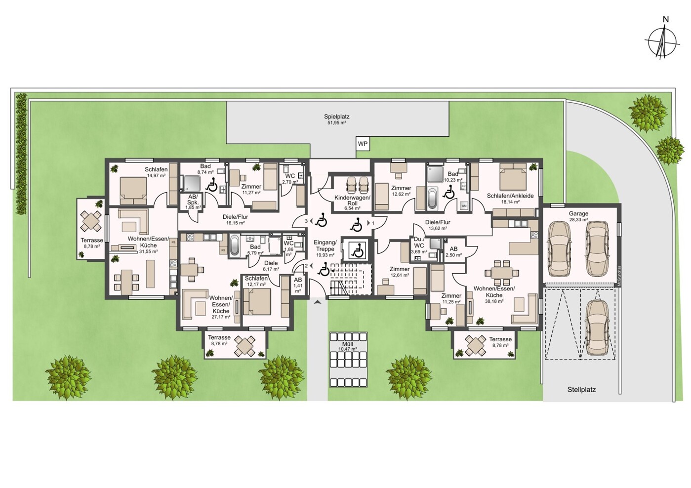 EG_mit_Garten Wohnung 1-3