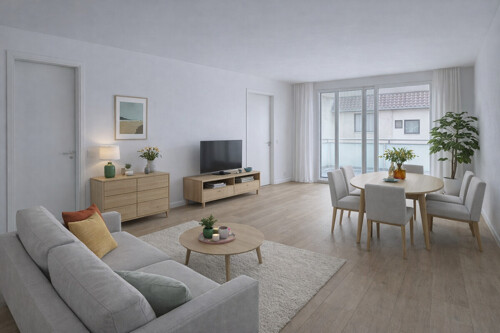 Wohnung 9 Einrichtungsbeispiel