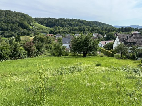 Blick auf den Bauplatz