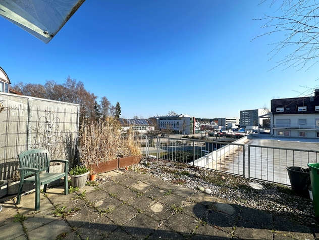 1-Zimmer Appartement mit großer Dachterrasse im Zentrum von Traunreut