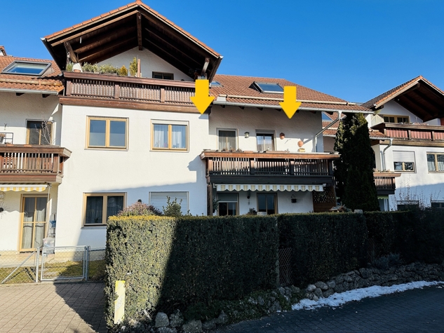 Gut geschnittene 3-Zimmer-Wohnung mit Süd-Balkon, Tiefgarage, Kellerraum