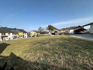 Grundstück mit Blick nach Norden