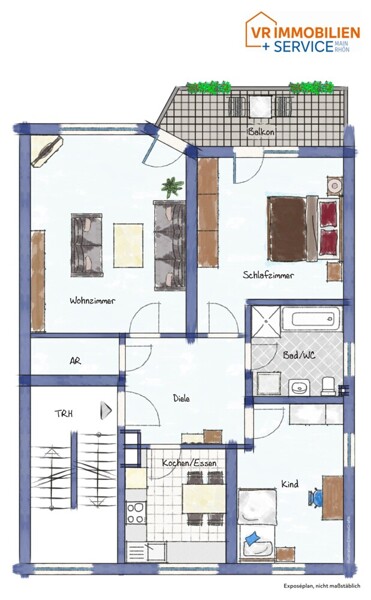 Grundriss aufbereitet