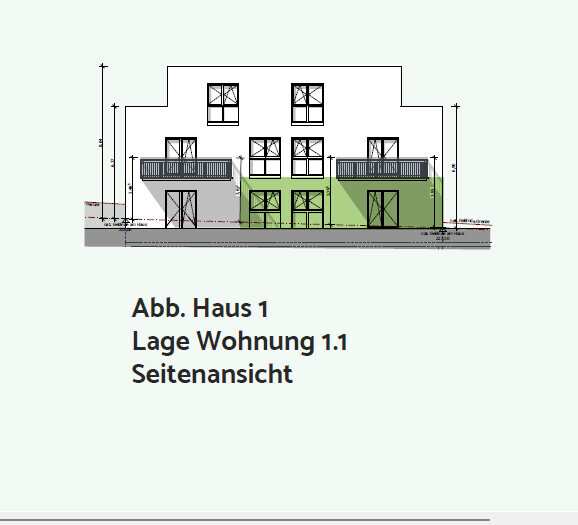 Ansicht Haus 1