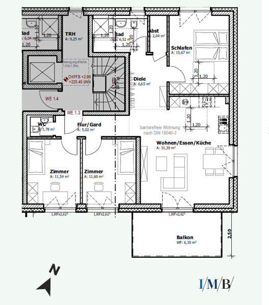 Grundriss 1.3