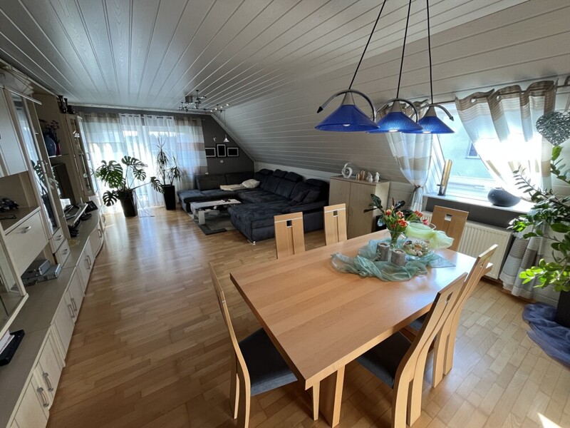 Wohnbereich im Dachgeschoss