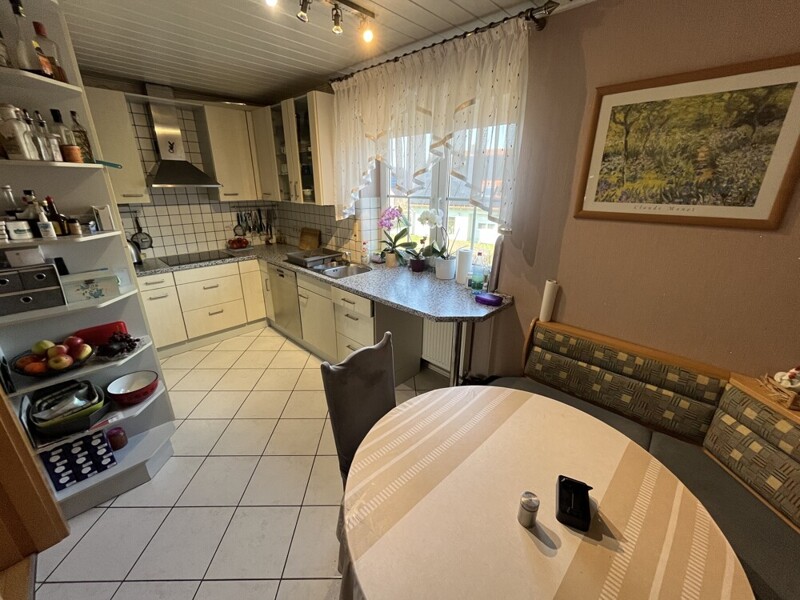 Küche im Dachgeschoss