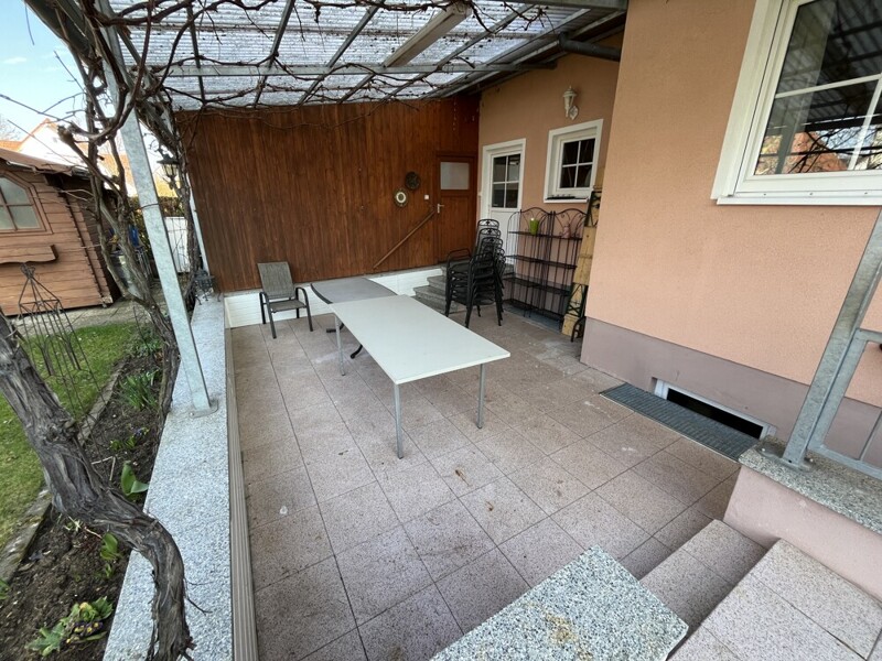 Überdachte Terrasse