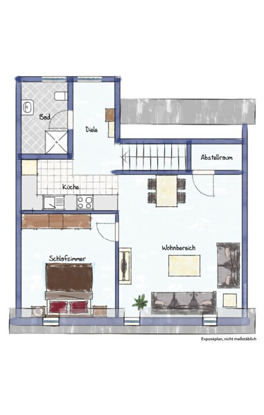 Wohnung Dachgeschoss