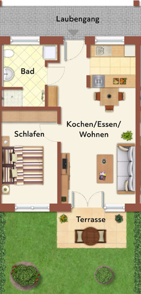 Grundriss WE 2