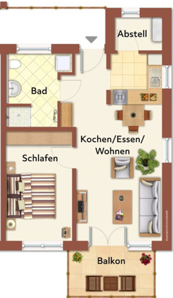 Grundriss WE 12