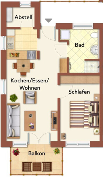 Grundriss WE 13