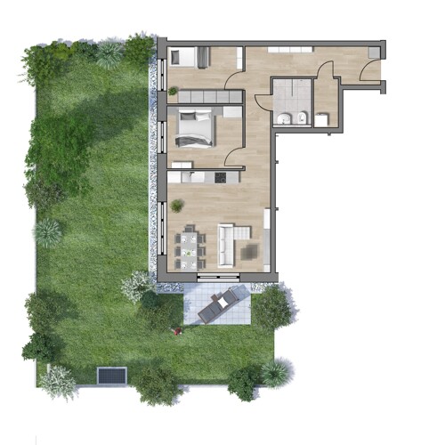 Whg. Nr. 2 - Grundriss