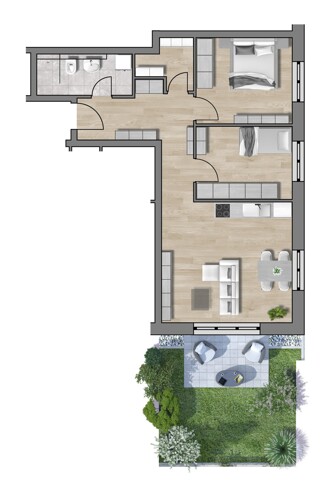 Whg. Nr. 5 - Grundriss