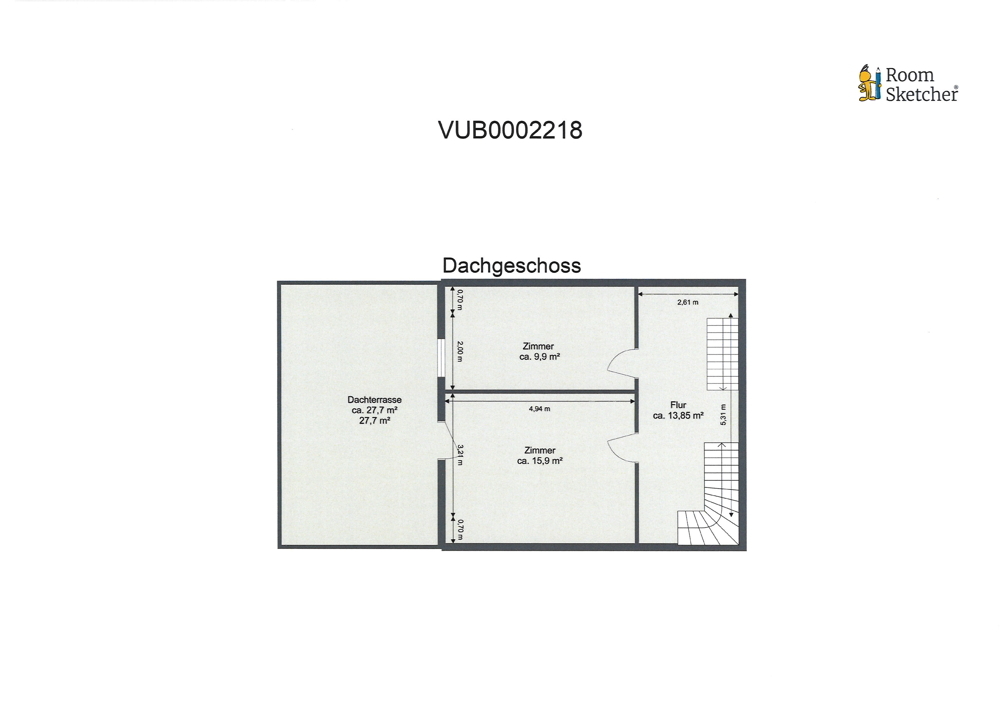 Grundriss Dachgeschoss