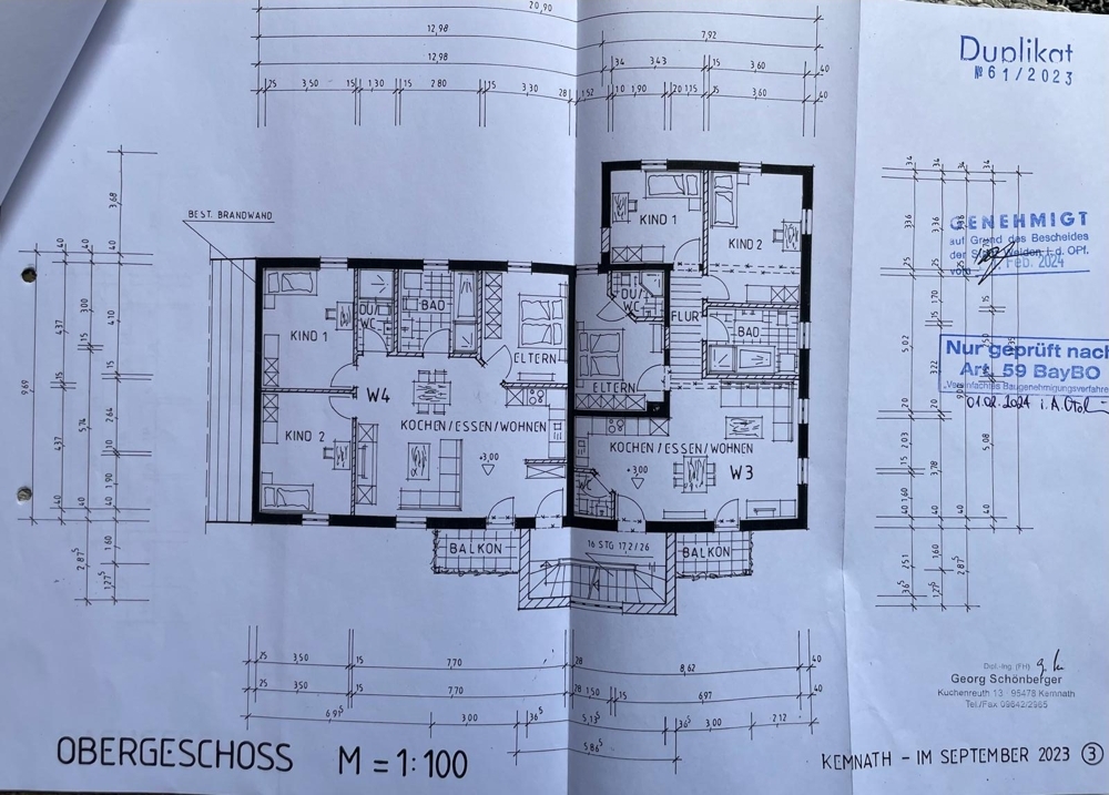 Planung nach Sanierung Grundriss OG
