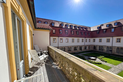 Ausblick Balkon