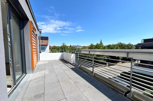sonniger Balkon