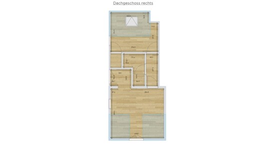 Brückes 57, Dachgeschoss rechts 2