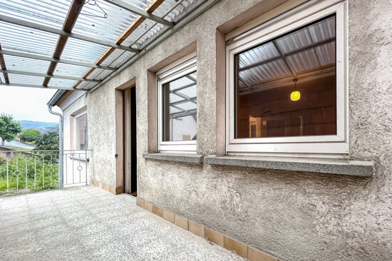 Balkon im Obergeschoss