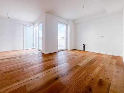 offener Kochbereich mit Balkonzugang Whg 19