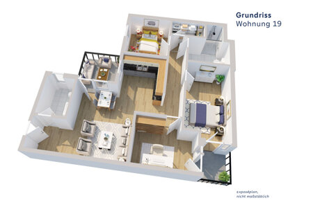 mit Balkon und Entspannungsloggia