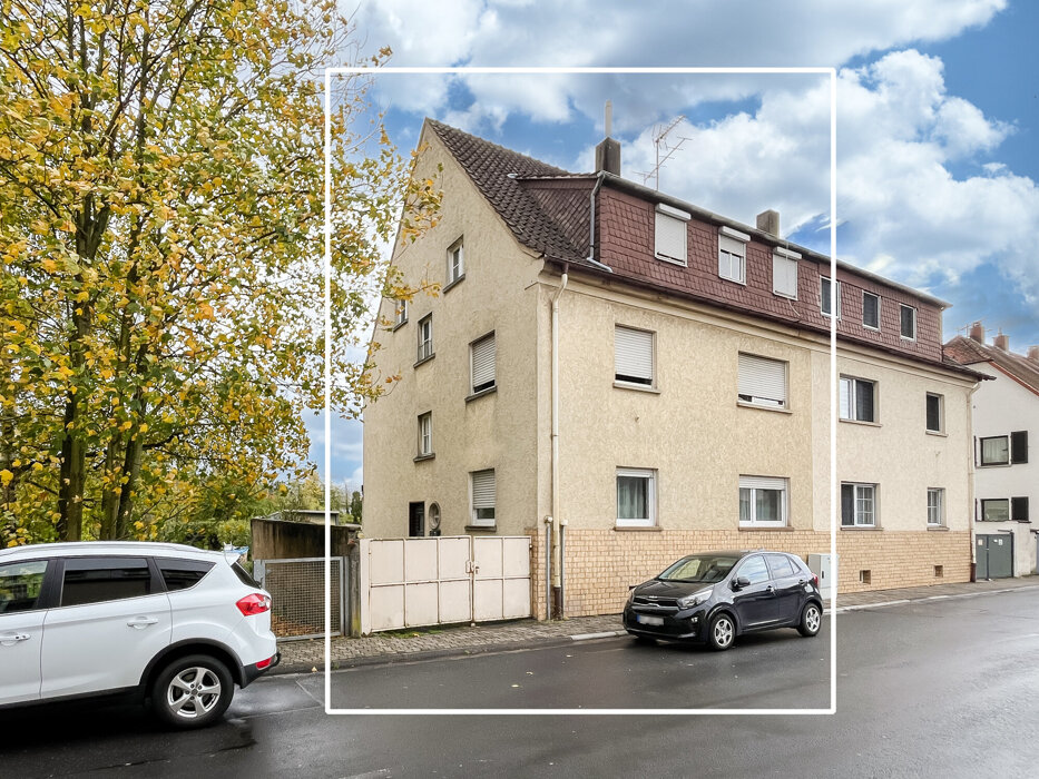 Frontansicht Straße