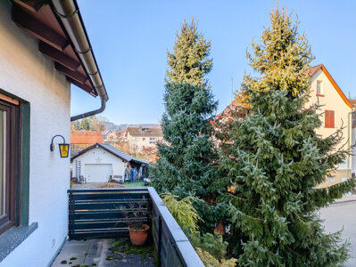 Balkon Aussicht W