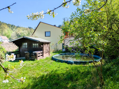 Ansicht SW Gartenhaus