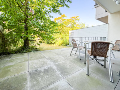 herrliche Westterrasse