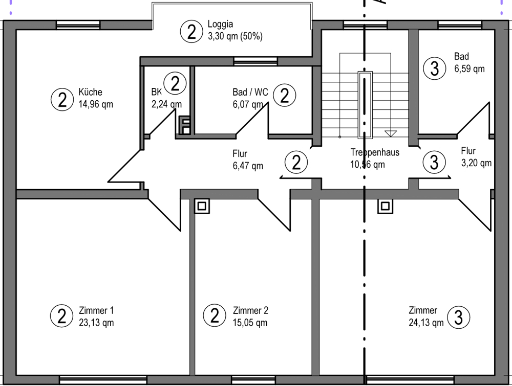 Helle 2-Zimmer-Wohnung mit Balkon - Foto 5