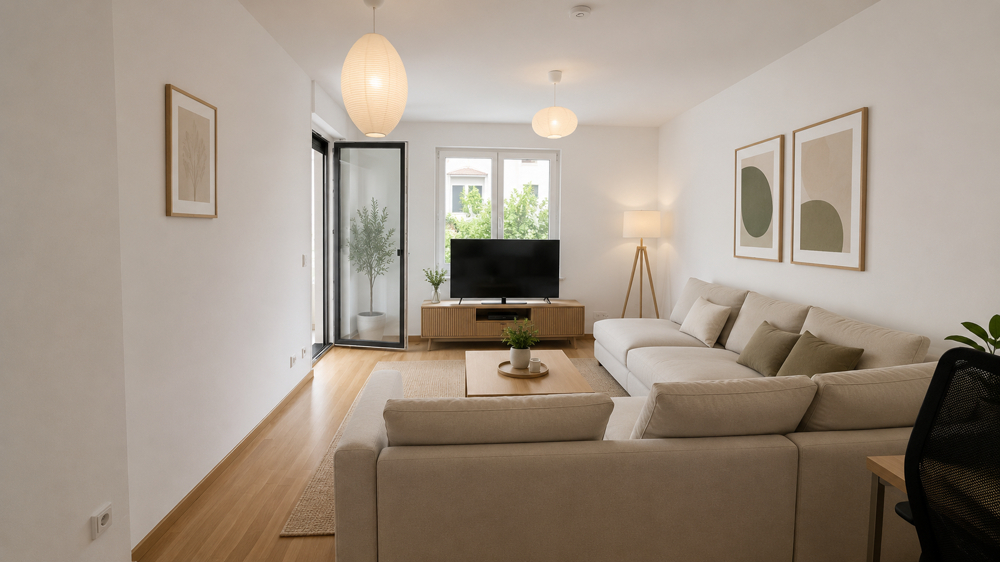 Zentral & praktisch: 2 Zimmer mit Loggia und Einbauküche - Foto 1