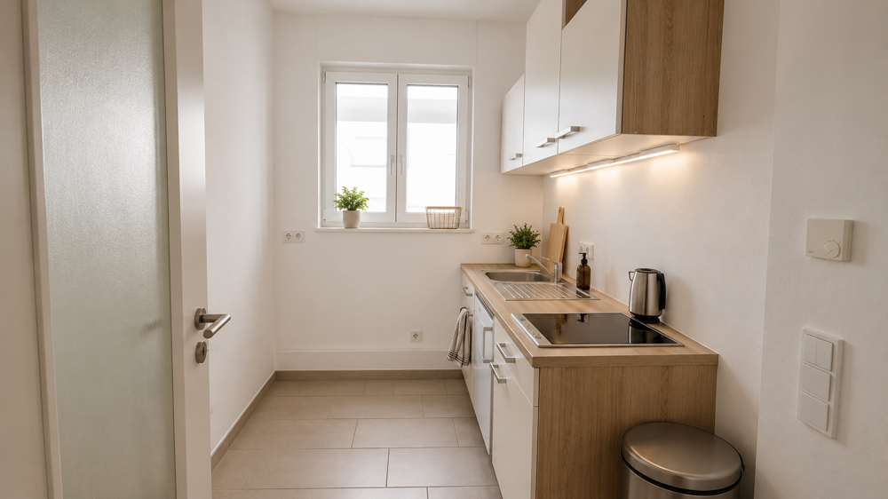 Zentral & praktisch: 2 Zimmer mit Loggia und Einbauküche - Foto 3