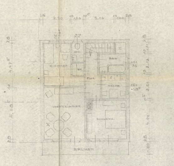 Grundriss Dachgeschoss rechts